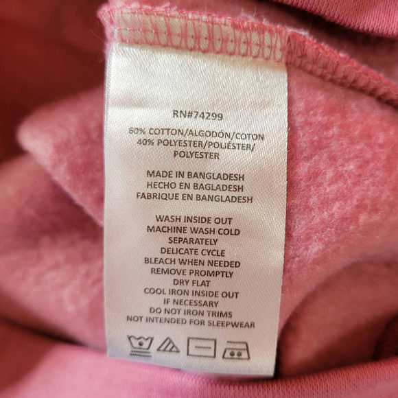 DKNY Girls size 8 Pink Sequin Hooded Sweatshirt - Picture 4 of 4